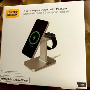 2-in-1 Charging Station with MagSafe. Brand New never opened.